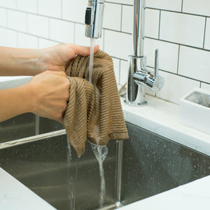 Ripple Dishcloths Set of 2 - Sandstone