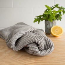 Load image into Gallery viewer, Ripple Dishtowel - London Grey
