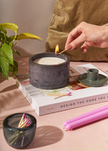 Load image into Gallery viewer, 12oz Concrete Candle - Lavender &amp; Eucalyptus
