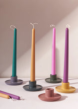 Load image into Gallery viewer, Mesa Concrete Candlestick Holder - Canary
