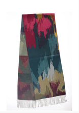 Load image into Gallery viewer, Abstract Cashmink Scarf - Alexandrit
