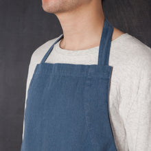 Load image into Gallery viewer, Heirloom Apron - Stonewash Midnight Blue
