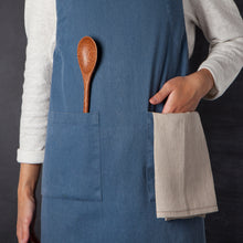 Load image into Gallery viewer, Heirloom Apron - Stonewash Midnight Blue
