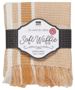 Soft Waffle Tea Towel - Heirloom Ochre