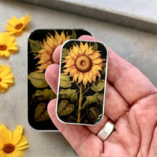 Load image into Gallery viewer, Beautiful Sunflower Notions Tin - Large
