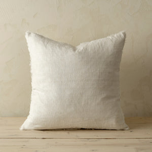 20" x 20" Lina Linen Pillow - Chambray