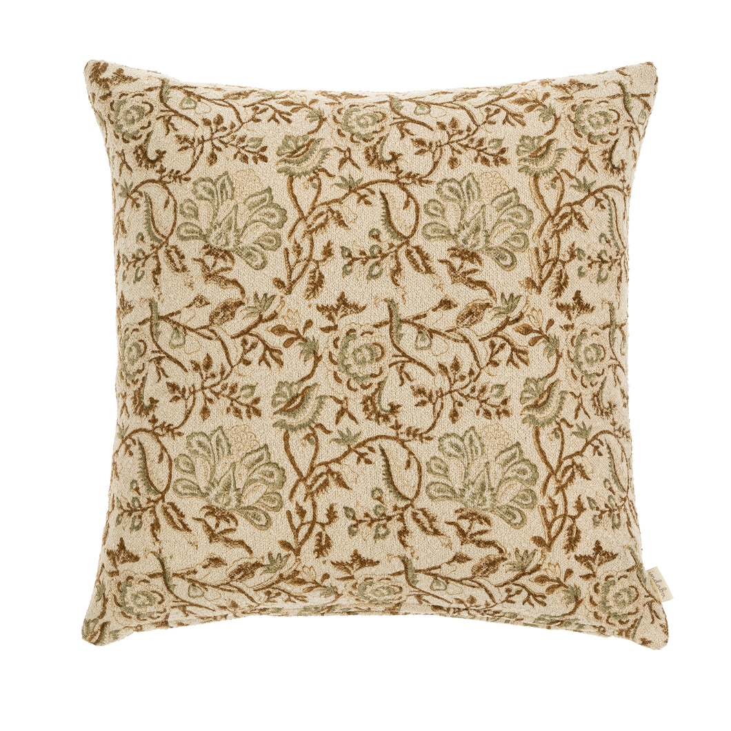 20x20 Anura Block Print Boucle Pillow