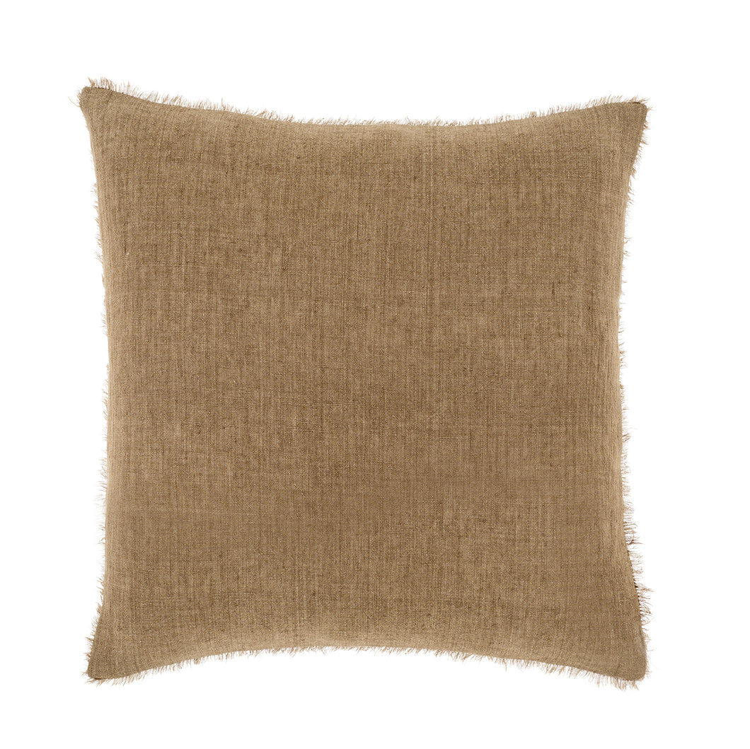 20x20 Lina Linen Pillow - Hazelnut