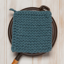 Load image into Gallery viewer, Knit Pot Holder - Lagoon
