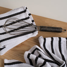 Load image into Gallery viewer, Basketweave Dish Towel - Black
