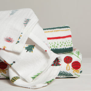 Bakers Floursack Dishtowels Set of 3 - Merry & Bright