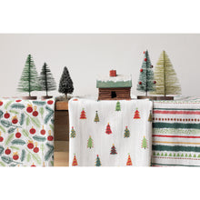 Load image into Gallery viewer, Bakers Floursack Dishtowels Set of 3 - Merry &amp; Bright
