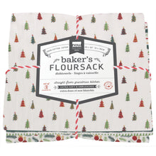 Load image into Gallery viewer, Bakers Floursack Dishtowels Set of 3 - Merry &amp; Bright
