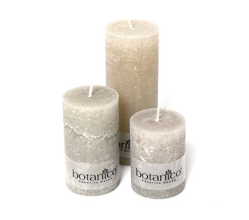 Slate Pillar Candle - Small