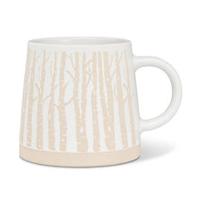 Load image into Gallery viewer, Wide Base Mug - Birch Trees
