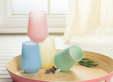 Load image into Gallery viewer, Pastel Stemless Wine Glass
