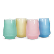 Load image into Gallery viewer, Pastel Stemless Wine Glass
