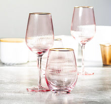 Load image into Gallery viewer, Pink Optic Glassware

