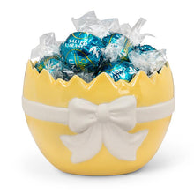 Load image into Gallery viewer, Egg Planter with Bow - Yellow
