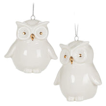 Load image into Gallery viewer, White Owl Ornament

