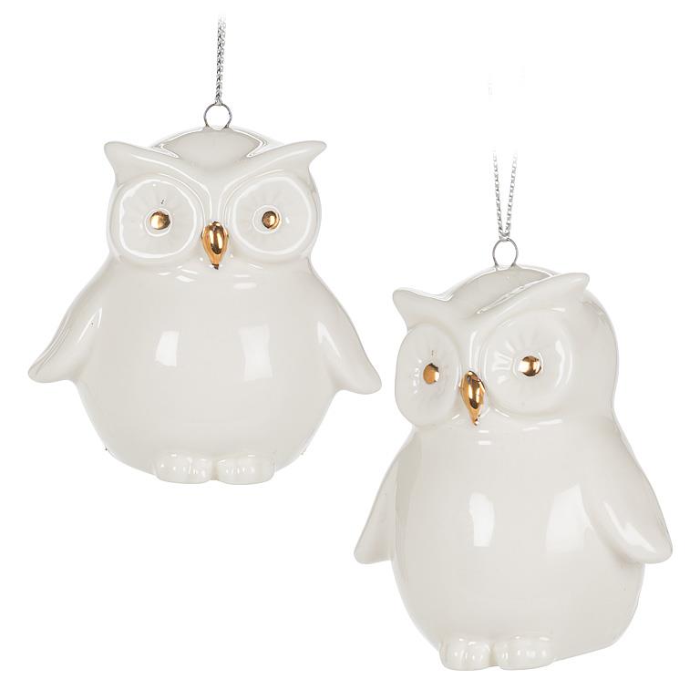 White Owl Ornament