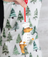 Load image into Gallery viewer, Chef Dog Ornament
