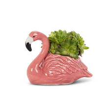 Load image into Gallery viewer, Small Flamingo Planter
