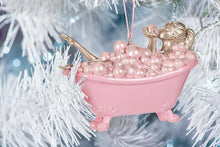 Load image into Gallery viewer, Lady In Pink Bathtub Ornament
