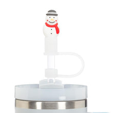 Load image into Gallery viewer, Jumbo Straw with Holiday Cap
