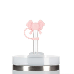 Jumbo Straw with Bow Cap