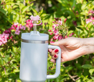 Jumbo Straw with Bow Cap