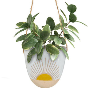 Hanging Planter With Sun