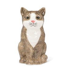 Load image into Gallery viewer, Sitting Cat Vase
