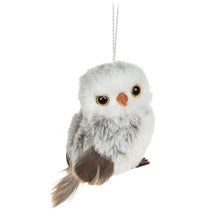 Load image into Gallery viewer, Small Fluffy Owl Ornament
