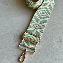 Load image into Gallery viewer, Green Diamond Bag Strap
