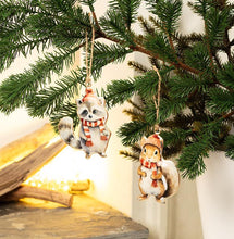 Load image into Gallery viewer, Winter Squirrel Ornament
