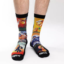 Load image into Gallery viewer, Popeye Posters Socks
