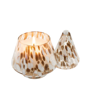 Confetti Glass Tree Candle, 3 Sizes - Amber Spruce