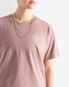 Women's Basic Tee - Ash Rose/ Blanc De Blanc