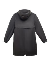 Load image into Gallery viewer, Women&#39;s Long Classic Rain Jacket - Black
