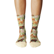Load image into Gallery viewer, Highland Cows Socks
