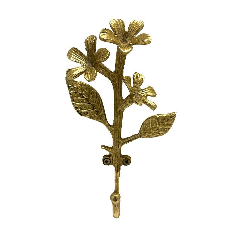 Blossom Hook - Brass