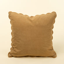 Load image into Gallery viewer, Corduroy Scallop Pillow - Gold - COVER ONLY
