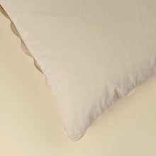 Load image into Gallery viewer, Corduroy Scallop Pillow - Ivory - COVER ONLY
