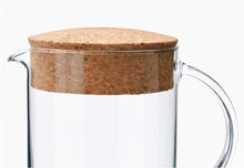 Load image into Gallery viewer, Glass Pitcher with Cork Lid - 1.5L
