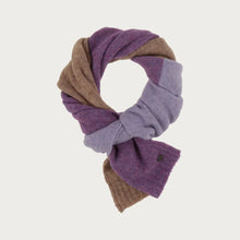 Load image into Gallery viewer, Knitted Scarf Block Stripes - Berry
