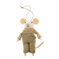Overalls Olive Holiday Ornament