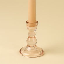 Load image into Gallery viewer, Callista Glass Candleholder - Blush
