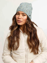 Load image into Gallery viewer, Mottled Knitted Hat with Glitter - Neo Mint
