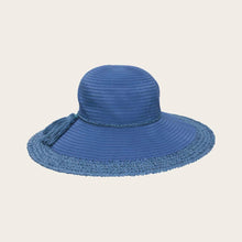 Load image into Gallery viewer, Big Crushable Ribbon Cloche - Denim
